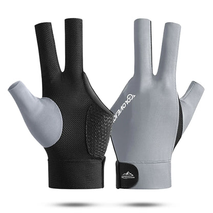 GripMaster: Guantes de billar con dedos abiertos™