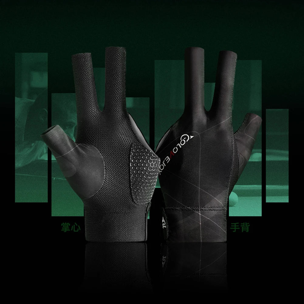 GripMaster: Open-Finger Billiard Gloves™