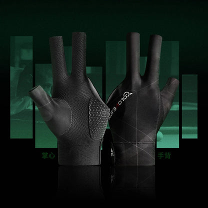 GripMaster: Guantes de billar con dedos abiertos™