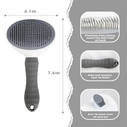 FurFree Glide: Self-Cleaning Pet Hair Removal Brush™