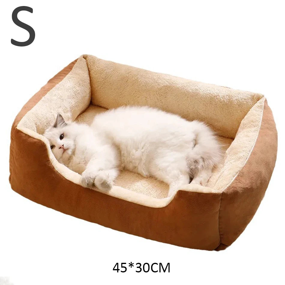 Cama acogedora para gatos y santuario para mascotas Purrfect Haven™