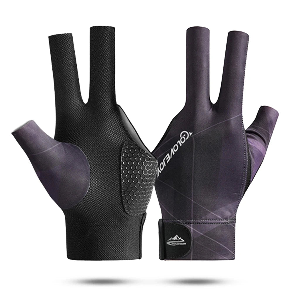 GripMaster: Open-Finger Billiard Gloves™