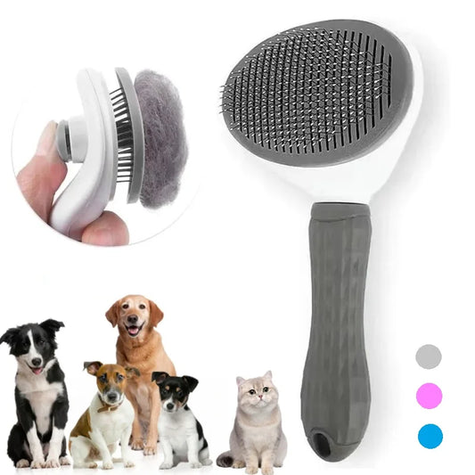 FurFree Glide: cepillo autolimpiante para quitar el pelo de mascotas™