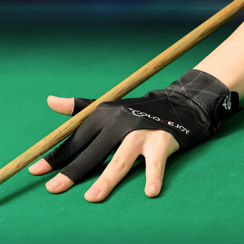 GripMaster: Guantes de billar con dedos abiertos™