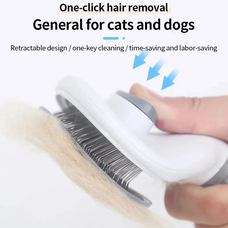 FurFree Glide: cepillo autolimpiante para quitar el pelo de mascotas™