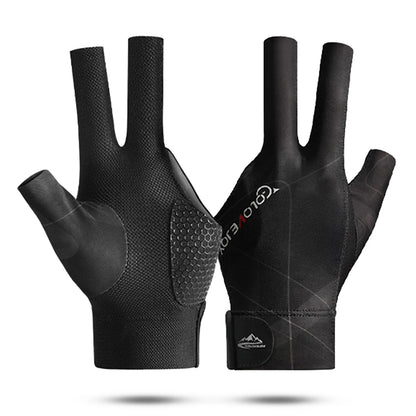 GripMaster: Guantes de billar con dedos abiertos™