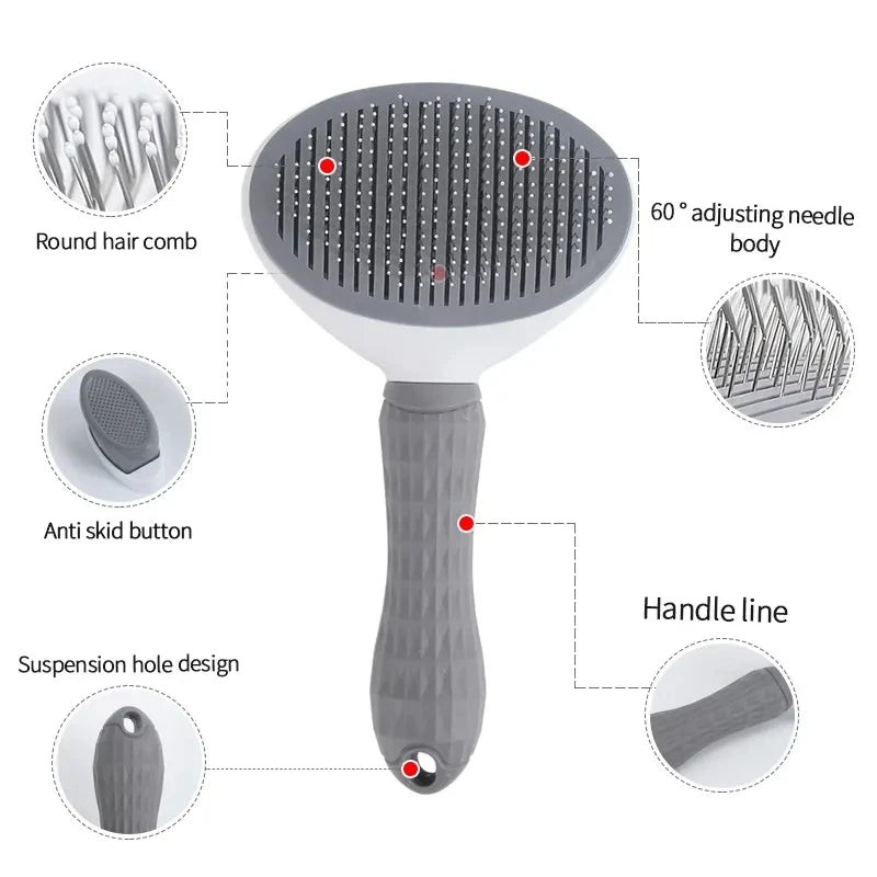 FurFree Glide: Self-Cleaning Pet Hair Removal Brush™