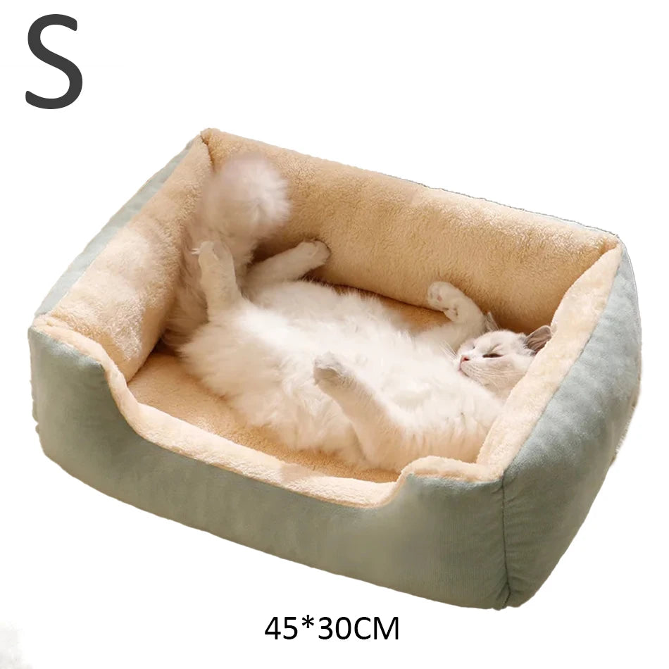 Cama acogedora para gatos y santuario para mascotas Purrfect Haven™