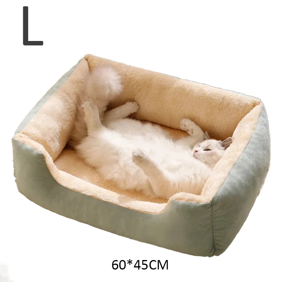 Cama acogedora para gatos y santuario para mascotas Purrfect Haven™