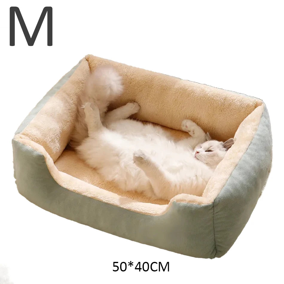 Cama acogedora para gatos y santuario para mascotas Purrfect Haven™