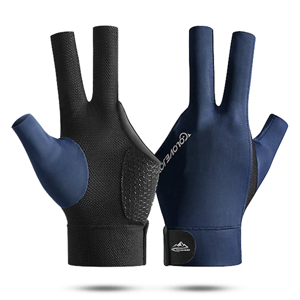 GripMaster: Guantes de billar con dedos abiertos™